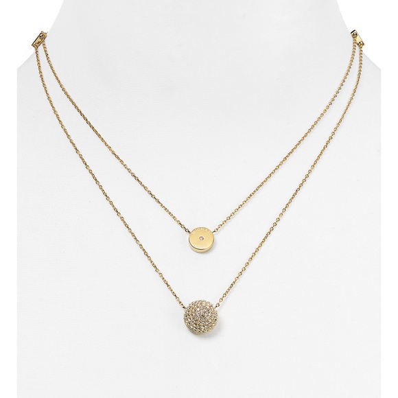 Michael Kors Jewelry - Michael Kors Dual Chain Pendant Necklace